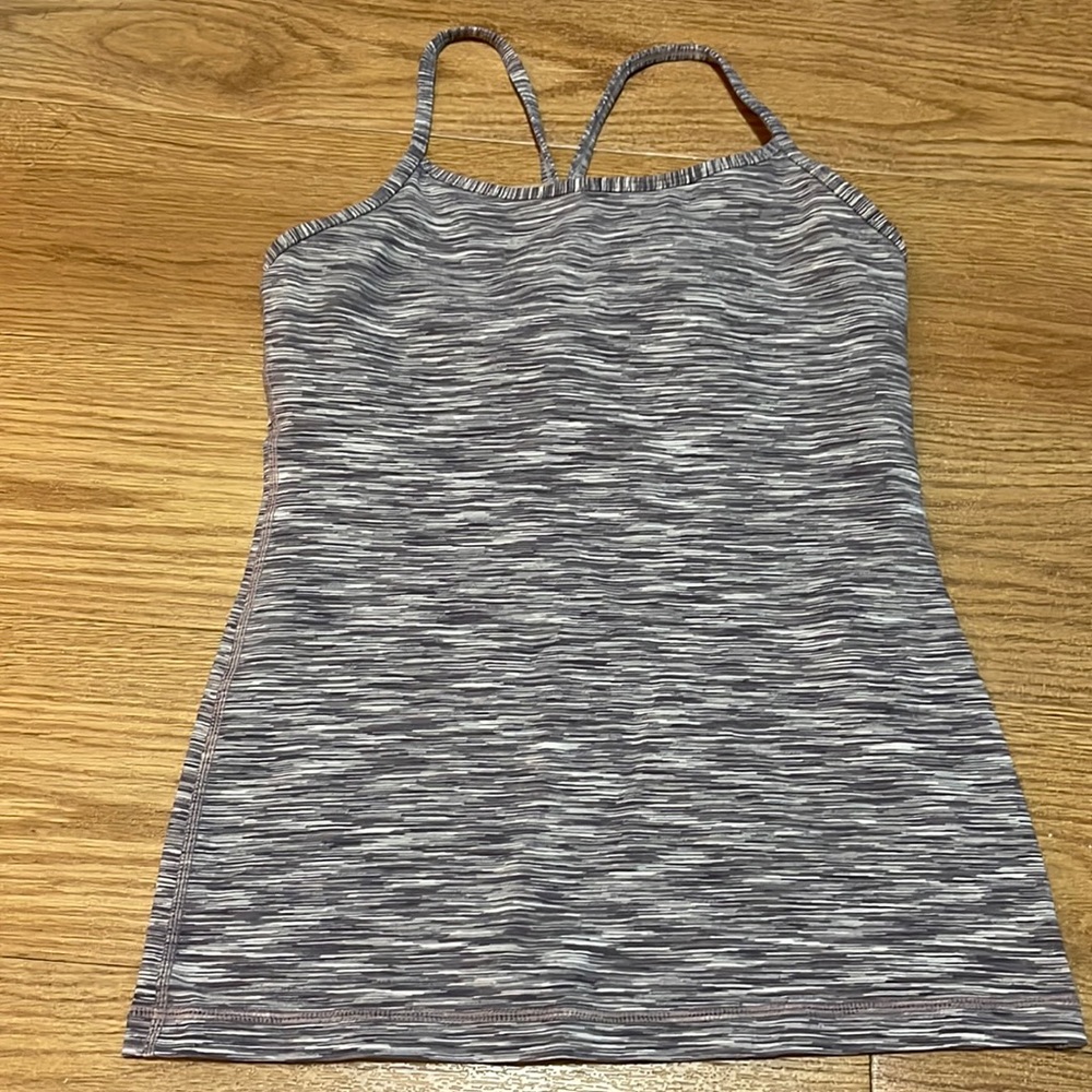 Size 6 - Lululemon Purple Heather Tank